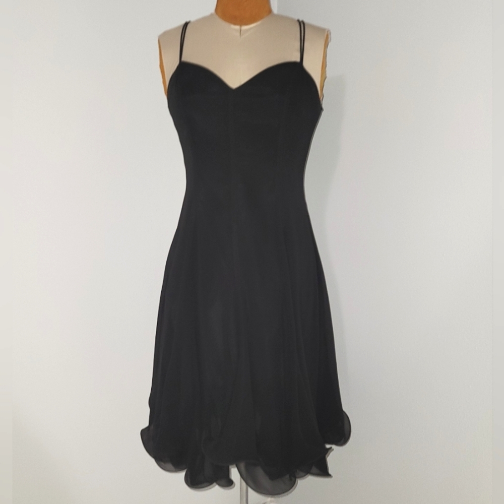 S.L. Fashions Glamorous Black Dress